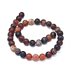 Natural Banded Agate/Striped Agate Beads Strands G-D0005-30-10mm-2