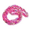 Transparent Glass Beads Strands GL-CBAAE04-02H-4