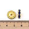 Brass Rhinestone Spacer Beads RB-A014-L12mm-05G-3