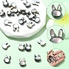 5Pcs Natural Black Lip Shell Beads SHEL-YW0001-22-2