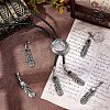 3 Sets 3 Colors Electroplate Zinc Alloy Cord Ends FIND-CA0004-05-4