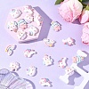 20Pcs Opaque Resin Cabochons CRES-YW0002-72-4