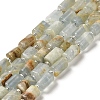 Natural Blue Calcite Beads Strands G-N327-06-05-1