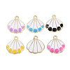 Alloy Enamel Pendants FIND-K020-24G-1