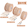 3 Rolls 3 Style Burlap Ribbons OCOR-AR0001-15-6