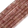 Natural Strawberry Quartz Beads Strands GG-CBA8682-B02-2