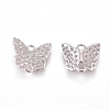Brass Micro Pave Cubic Zirconia Links ZIRC-L070-80-3