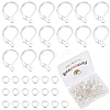 100Pcs Brass Leverback Earring Findings KK-BBC0024-38S-1