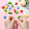 16Pcs 3 Styles Silicone Beads SIL-CJ0003-14-5