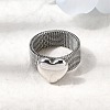 304 Stainless Steel Finger Rings for Women RJEW-K258-11P-1