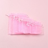 30Pcs 4 Styles Rectangle Organza Bags Jewellery Storage Pouches Wedding Favour Party Mesh Drawstring Gift OP-FS0001-01B-9