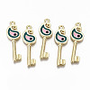 Alloy Pendant Rhinestone Settings LS-PALLOY-T075-39-NR-1
