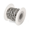 304 Stainless Steel Scalloped Bar Chains CHS-B015-05P-2
