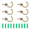 Spritewelry 16Pcs 2 Style Zinc Alloy Hook Hanger FIND-SW0001-04AB-7