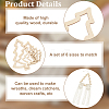 Unfinished Wood Chips DIY-WH0656-19B-4