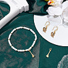 4Pcs 2 Styles Brass Pendants KK-SC0008-09-4