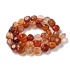 Natural Brazil Red Agate Beads Strands G-L599-A01-02-2