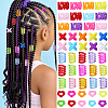 120Pcs 4 Styles Opaque Acrylic European Beads SACR-PA0001-37-1