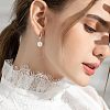 SUPERFINDINGS 200Pcs 4 Style Iron Leverback Earring Findings EJEW-FH0001-07-5