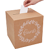 1 Set Square Printed Cardboard Boxes for Wedding Cards CBOX-SP0001-01A-1