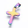 Ion Plating(IP) 304 Stainless Steel Pendants STAS-E462-07M-2
