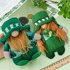 2Pcs 2 Style Saint Patrick's Day Cloth Gnome Faceless Doll DJEW-GF0001-63-3