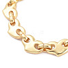 Heart Cubic Zirconia Bracelets & Necklaces Jewelry Sets SJEW-M098-01G-8