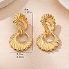 Alloy Stud Dangle Earrings WG59D7D-01-4