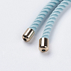 Nylon Twisted Cord Bracelet Making MAK-F018-09G-RS-4