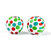 Spray Painted Schima Wood Beads WOOD-T032-36D-3