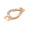 Alloy Crystal Rhinestone Teardrop Connector Links Charms FIND-M042-01G-NR-2