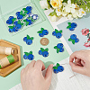 24Pcs Blueberry Computerized Embroidery Cloth Iron On/Sew On Patches PATC-BC0001-24-3