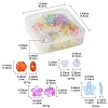 100Pcs 4 Styles Transparent Acrylic Beads TACR-FS0001-45-4