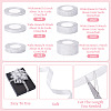 6 Styles 6 Rolls Polyester Ribbons SRIB-TA0001-27-5