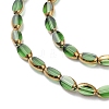 Electroplate Glass Beads Strands EGLA-K015-12C-3