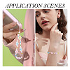 100Pcs 5 Colors Transparent Acrylic Beads TACR-TA0001-73-8