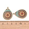 Alloy Enamel Pendants PALLOY-F319-06B-AG-3
