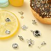 100pcs 10 Styles Coffee Cup & Teapot Tibetan Style Alloy Pendants TIBEP-CJ0002-44-5