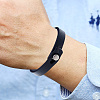 1Pc Punk Retro Ethnic Style Handmade Leather Bracelet Couple Literary Hand Strap Men BJEW-CL0001-02C-4