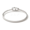 304 Stainless Steel Rhinestone Bangles BJEW-F474-04P-3