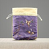 Chinese Style Brocade Drawstring Gift Blessing Bags PW-WG56623-07-1