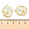 304 Stainless Steel Enamel Pendants STAS-B084-03G-01-3