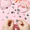 20Pcs 20 Styles Baking Paint Alloy Beads FIND-CJ0003-34-5