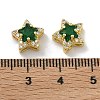 Brass Micro Pave Cubic Zirconia Slide Charms KK-D226-02G-02-3