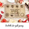 Wood Shot Glasses Tray AJEW-WH0422-001-7