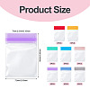 40Pcs 8 Colors Transparent EVA Packaging Resealable Bags ABAG-TA0002-29A-4