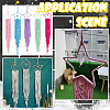 12Pcs 6 Styles Iron Ring for DIY Woven Net/Web with Feather IFIN-SP0001-49-6