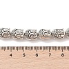 Tibetan Style Buddha Head Alloy Bead Strands TIBEB-O007-23-LF-4