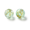 Transparent Crackle Acrylic Beads DACR-D300-01E-8mm-2