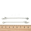 Rack Plating Brass Chain Extender X-FIND-T071-14P-3